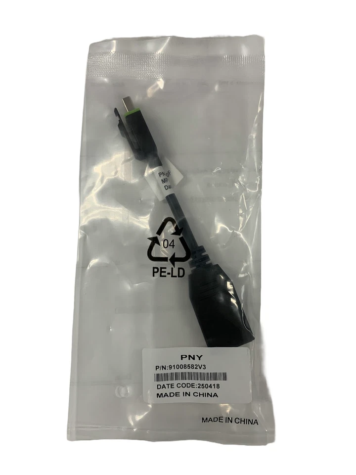 2 x PNY mini Display Port Male to Display Port Female Adapter mini DP to DP - Image 4 of 4
