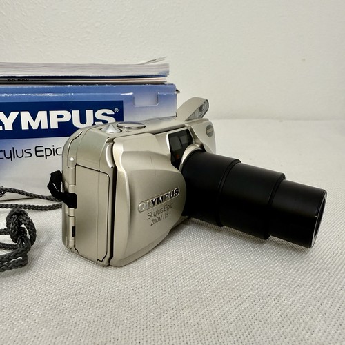 Olympus Stylus Epic ZOOM 115 Quartzdate All Weather 35mm Point & Shoot With Box - Afbeelding 6 van 24