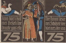 75 PFENNIG 1921 City of ROTHENBURG OB DER TAUBER Bavaria GERMANY #PF850.U