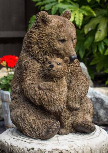 Real Life Mother & Baby Brown Bear | Highly Detailed Garden Decoration - Picture 7 of 9