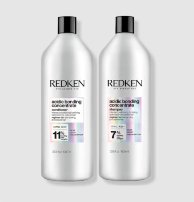 Redken Acidic Bonding Concentrate Shampoo and Conditioner (33.8 fl oz) NEW