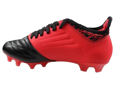 Scarpe Da Calcio Concord Cleats S163XC, Colore Rosso, Vera Pelle, Taglia Media (D, M), Prodotte In Messico - Nuove In Scatola