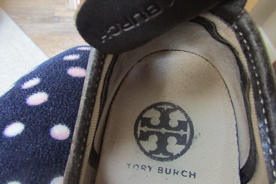 Tory Burch Murphey FLATS black Leather Fashion Sneaker Shoe