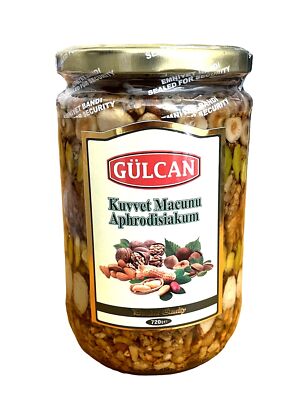 Gülcan türkische Kraftpaste aus Nüssen und Sirup Aphrodisiakum-Kuvvet macun 720g