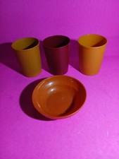 VINTAGE TUPPERWARE TOYS MINI TUMBLER CUPS NO. 1503 Replacements For Pitcher Q2