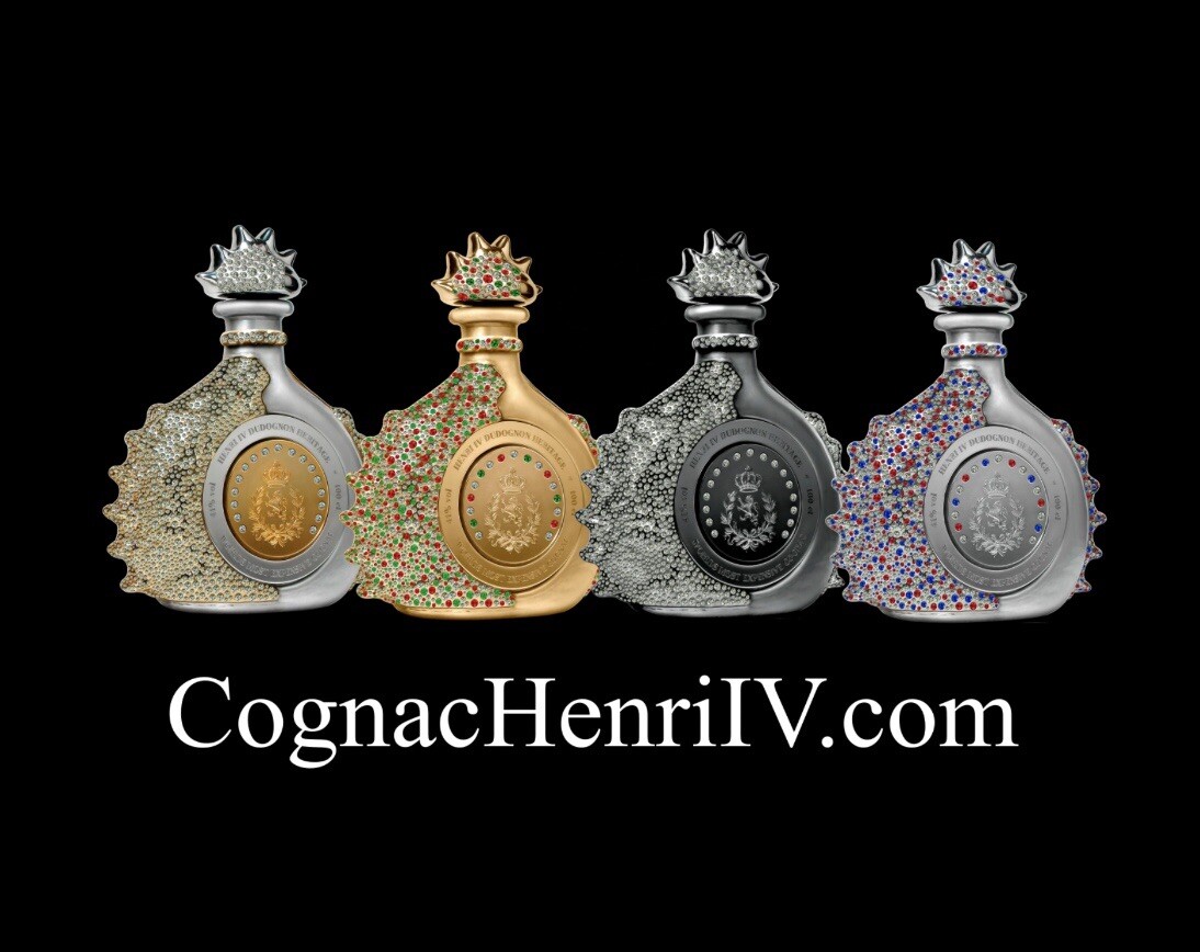 デルフィーヌ　SYMPHONIEベル付き Cognac Henri IV, Tribute to Dubai, Pure Gold 100cl., 100 years old