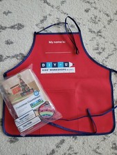 Lowe's Christmas Countdown DIY Kids Workshop Kit w Patch  Apron NOVEMBER 2024
