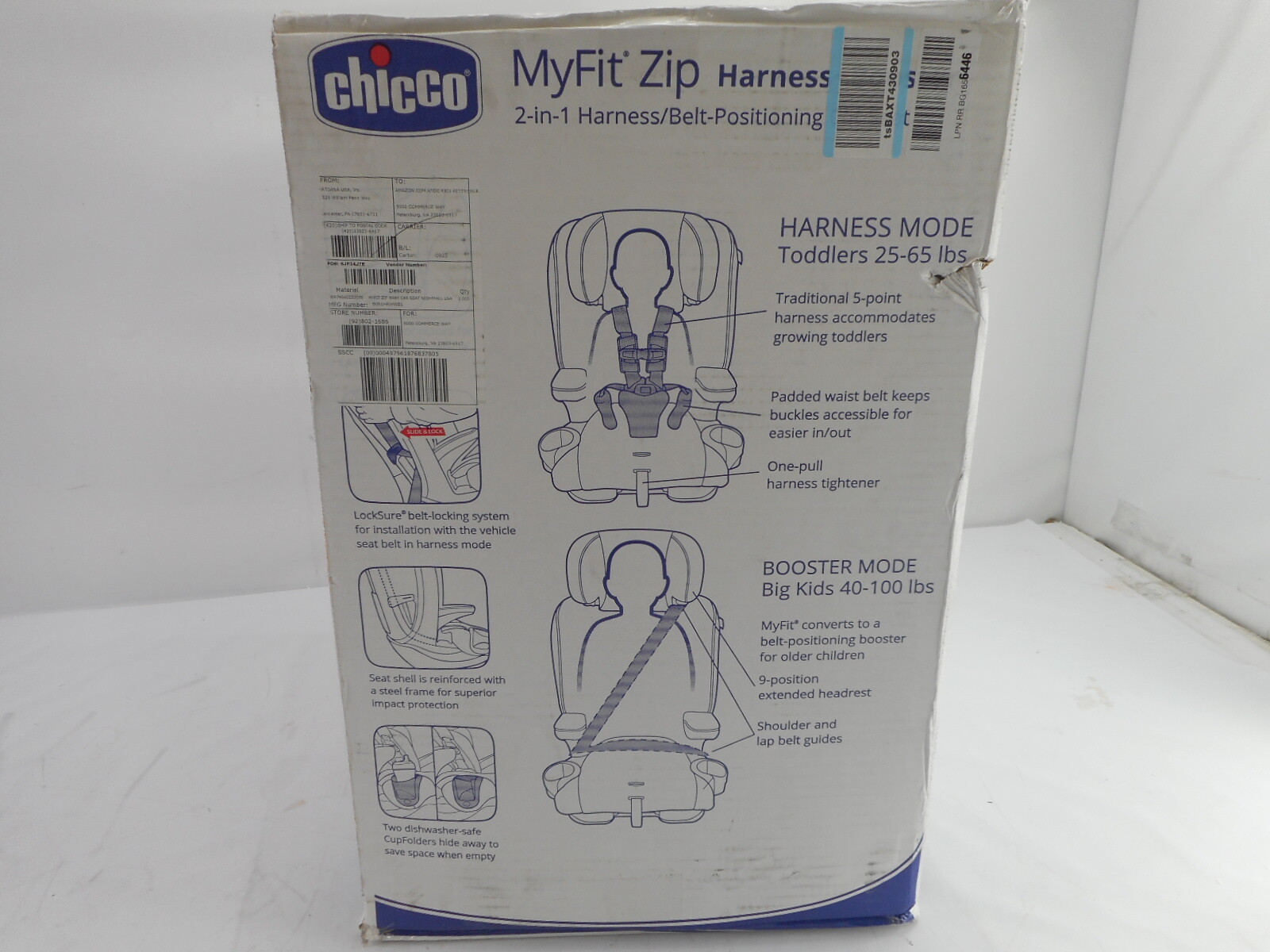 Honest Chicco MyFit Zip Harness and Booster Car Seat
