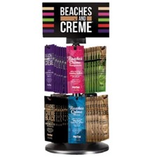 PRO TAN Str&auml;nde & Creme Sonnenbank Br&auml;unungslotion rotierendes Display Angebot 48 Beutel