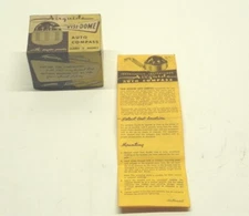 VINTAGE AIRGUIDE VISI-DOME AUTO COMPASS BOX & INSTRUCTIONS ONLY *NO COMPASS* 