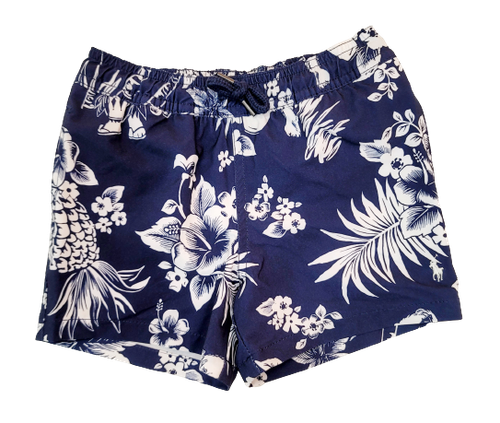 Polo Ralph Lauren Boy Shorts Trunks Swim Blue/White