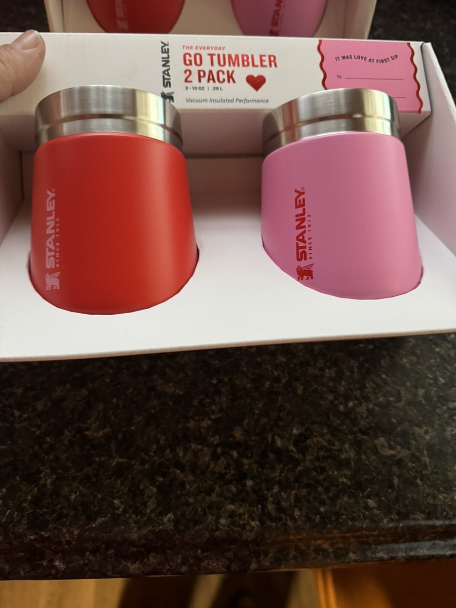 IN HAND Stanley Go Tumbler 2 Pack Valentines Set - Target Limited Edition  10oz