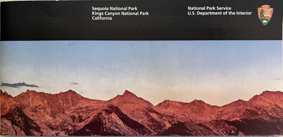 Unigrid SEQUOIA & KINGS CANYON NP NATIONAL PARK SERVICE UNIGRID BROCHURE/MAP ...