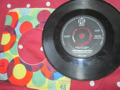 Chris Barber's Jazz Band Bugle Boy March Pye Nixa 7jn.2026 UK 7inch Vinyl Single