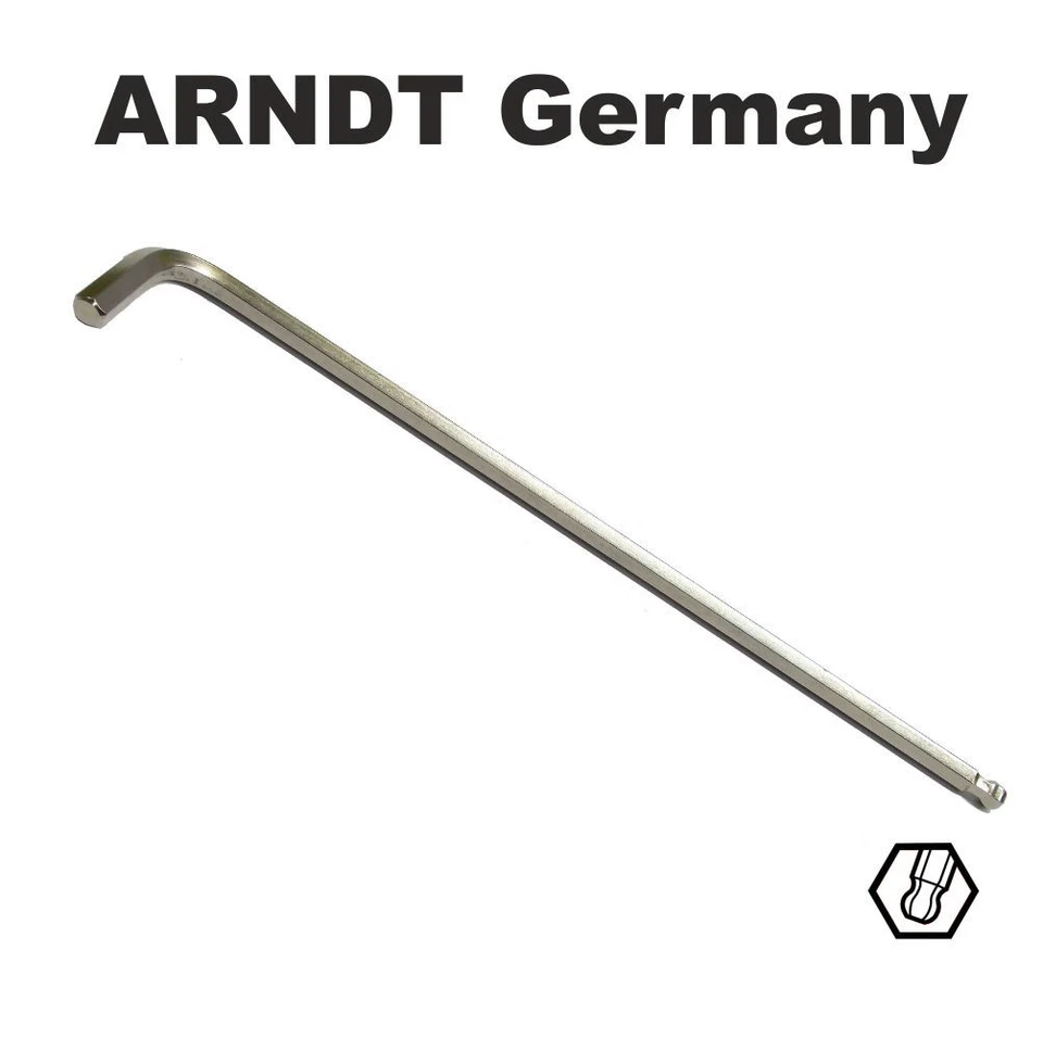 BALL END Allen Key Set EXTRA LONG Mini Set 4pcs 1.5mm-3mm Ball Ended Hex Key Set - Image 3 of 3