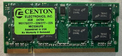 NEW Centon Electronics PC2-5300 2 GB DIMM 667 MHz DDR2 SDRAM Memory (no box)