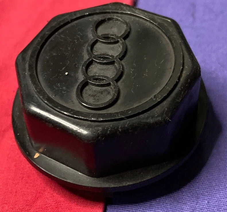 1 Audi 80 90 100 200 4000 5000 Hubcap Wheel Center Cap 1984-1992 Black 841601165 - Image 2 of 4