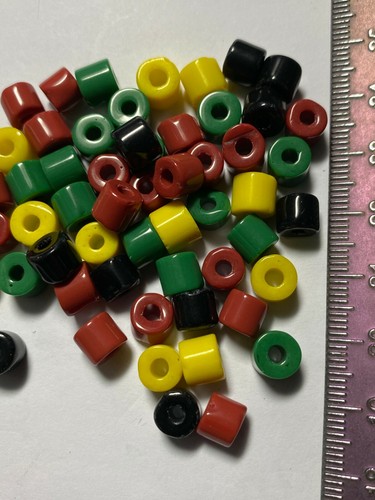 Irie Rasta Red Yellow Green Black Beads - Picture 69 of 86