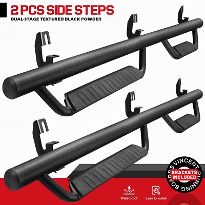 For 15-25 Colorado/Canyon Extended Cab 3'' Running Board Side Step Nerf Bar BCC