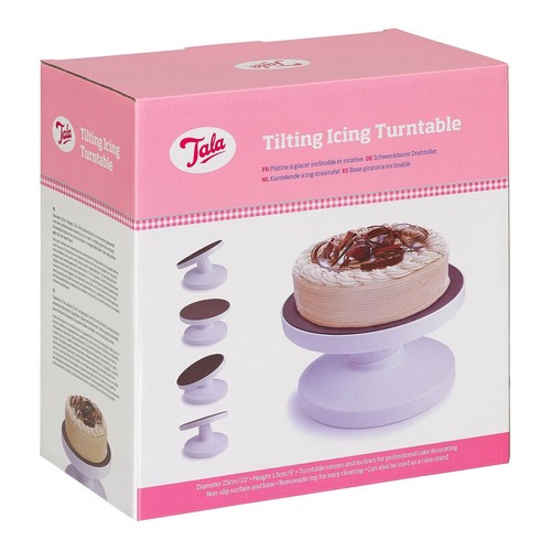 TALA Tilting Icing Turntable Angled Icing Spatula Palette Spreader Cakes Baking - Picture 5 of 20