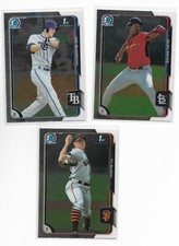 2015 Bowman Chrome PICK-A-CARD Joe McCarthy Alex Reyes Cardinals Ty Blach Giants