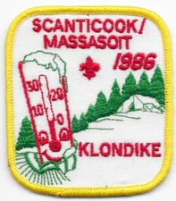 1986 Klondike Scanticook / Massasoit District Pioneer Valley Council Boy Scouts