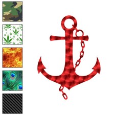 Boat Anchor, Vinyl Decal Sticker, 40 Patterns  3 Sizes, 6873