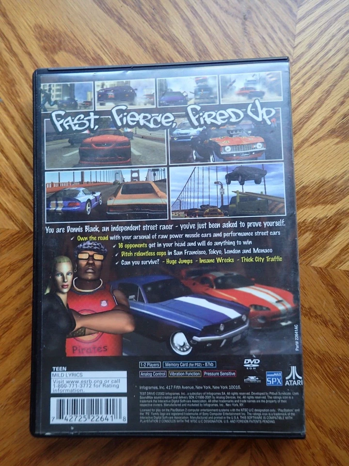 Test Drive (Sony PS2) Case and game, tested - Image 2 of 3
