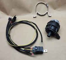 Bosch PCE electric coolant intercooler water pump, fused relay harness & bracket