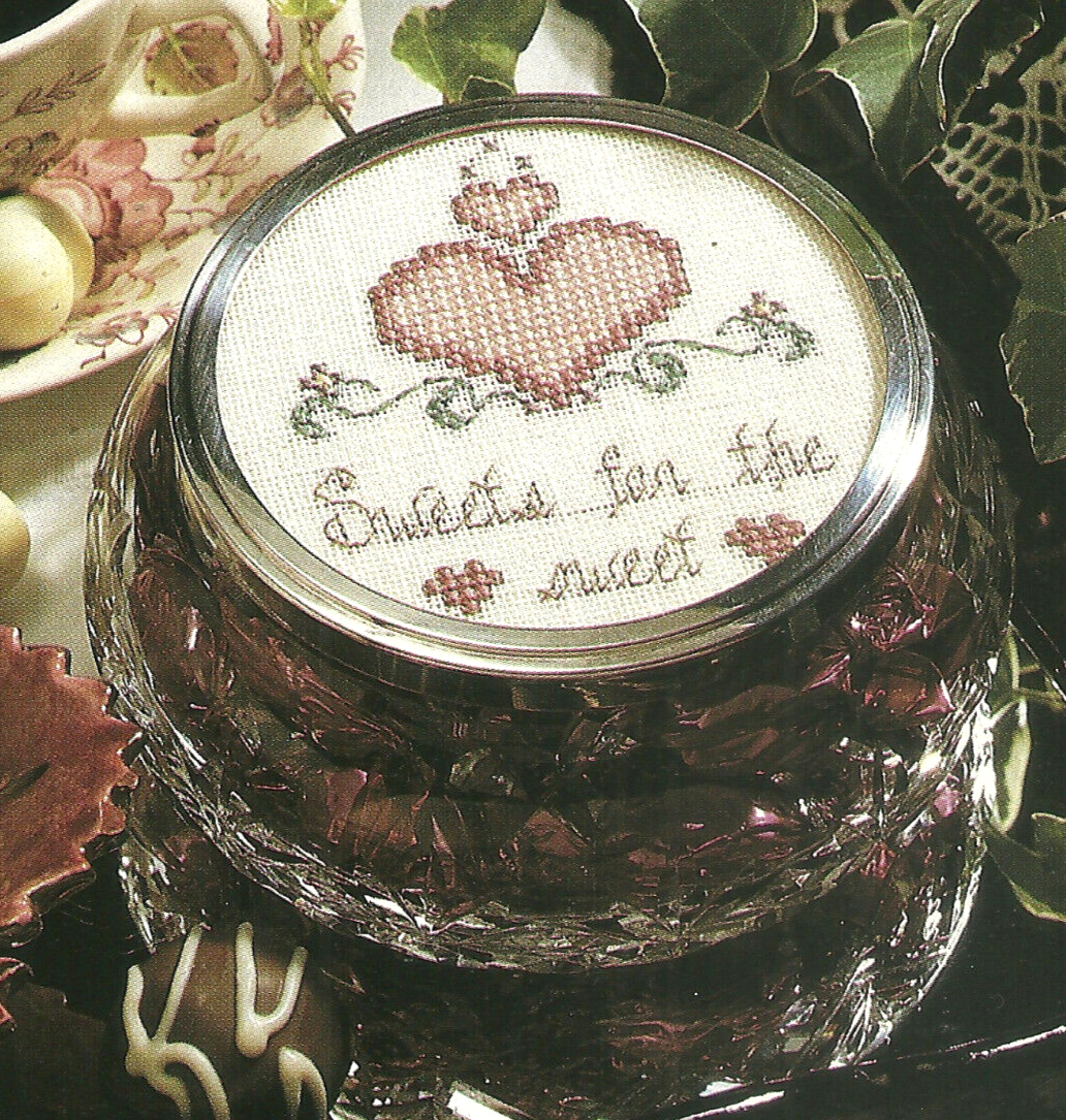 Jar Lid Cover Sweets for the Sweet Cross Stitch Pattern Chart pages | eBay jar-lid-cover-sweets-for-the-sweet-cross-stitch-pattern-chart-pages-ebay