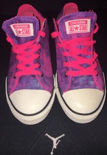 Converse All Star Chuck Taylor Night Shade Purple Pink JR Size 6 642822F