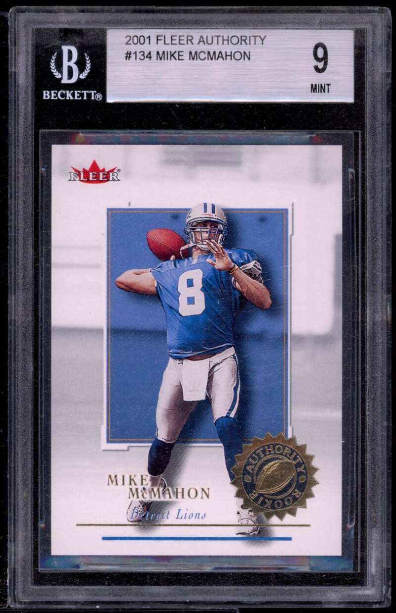 Mike McMahon Fleer Authority #134 Base