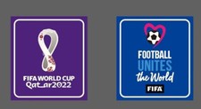 2022 WM 2022 Qatar Badge Patch neu