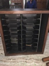 17 Slot Audio Cassette Display Case-RARE-SHIPS SAME BUSINESS DAY