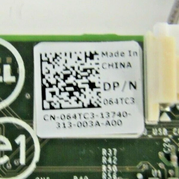 Dell 64TC3 PowerEdge R420 Front Control Panel Board 2xUSB VGA w/ Cables     27-4 - Image 4 of 4