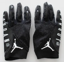 Nike Jordan Vapor Knit Football Gloves Men's Large Black/White