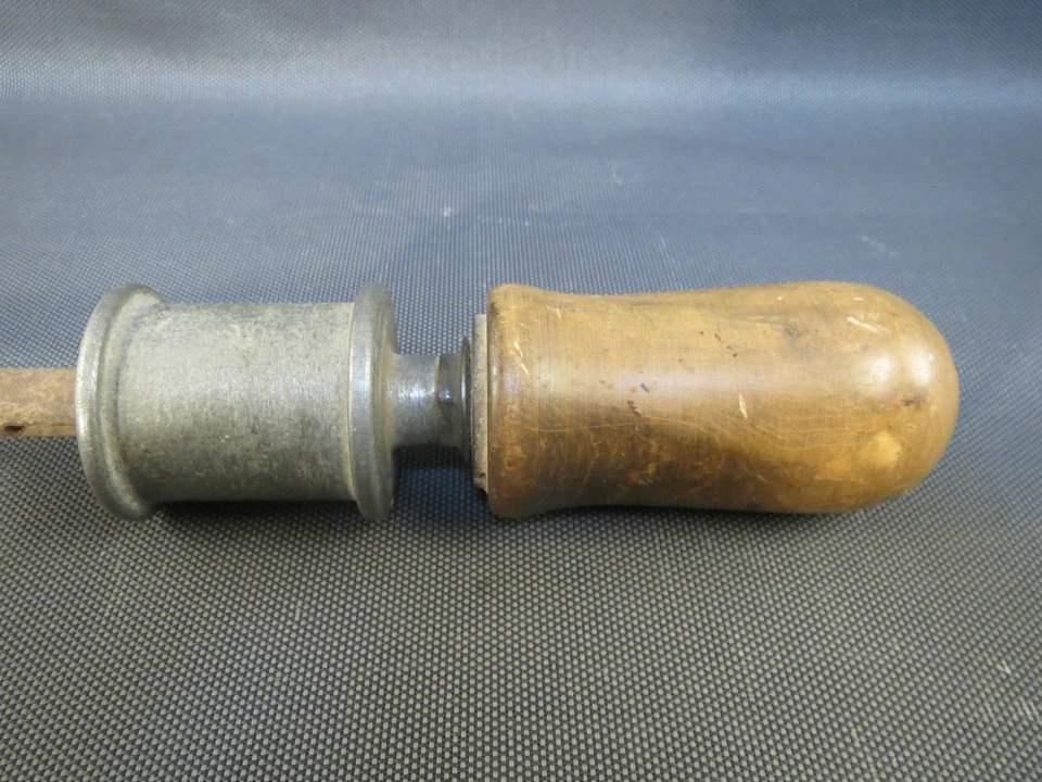 Ancien outil perceuse à main vilebrequin drille french antique tool drill - Photo 2/4