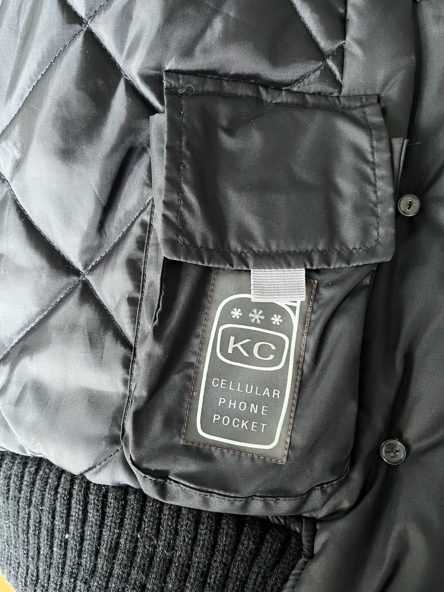 Vintage Y2K Black Cropped Faux Fur Lined Hood Bomber Jacket