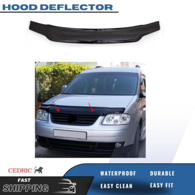 Hood Deflector Guard |Front Bug Shield Compatible for Volkswagen Caddy 2004-2010
