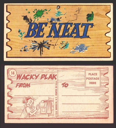 Wacky Plaks 1959 Topps Vintage Trading Cards You Pick Singles #1-88 - Picture 13 of 104