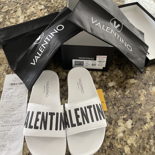 Mario Valentino Spa Slides Size 