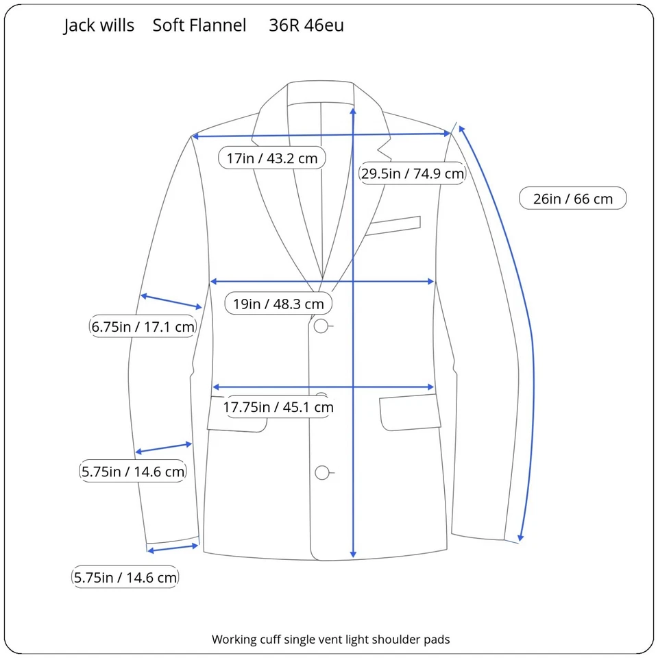 Новый Tartan фланелевый блейзер 36r рабочий манжеты на Jack Wills черные часы клетку - Изображение 2 из 4