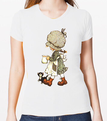 DAMEN T-SHIRT GEFORMT MÄDCHEN UND UNISEX SARAH KAY KÄTZCHEN SHIRT KURZARM