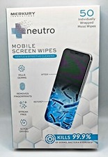 Neutro Mobile Screen Wipes - 50 Individually wrapped moist Wipes. Free Shipping