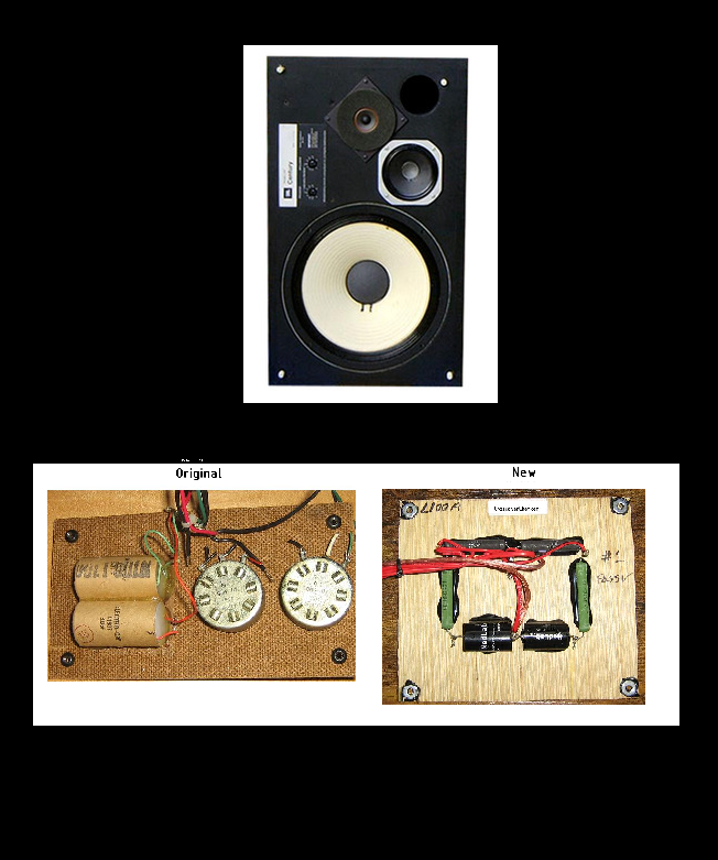 Schematic Jbl L80 B&W 801 -S3 Matrix Speaker Crossover Upgrade