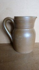 ANCIEN PICHET EN GRES DU BERRY FAIT MAIN BISTROT RESTAURANT DEMI-LITRE