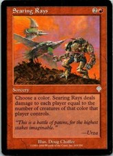 Searing Rays x4 Invasion MtG NM