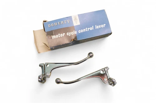 Doherty Triumph BSA Clastic Motorcycle Ball Ended 7/8 Brake Clutch Levers *2830A