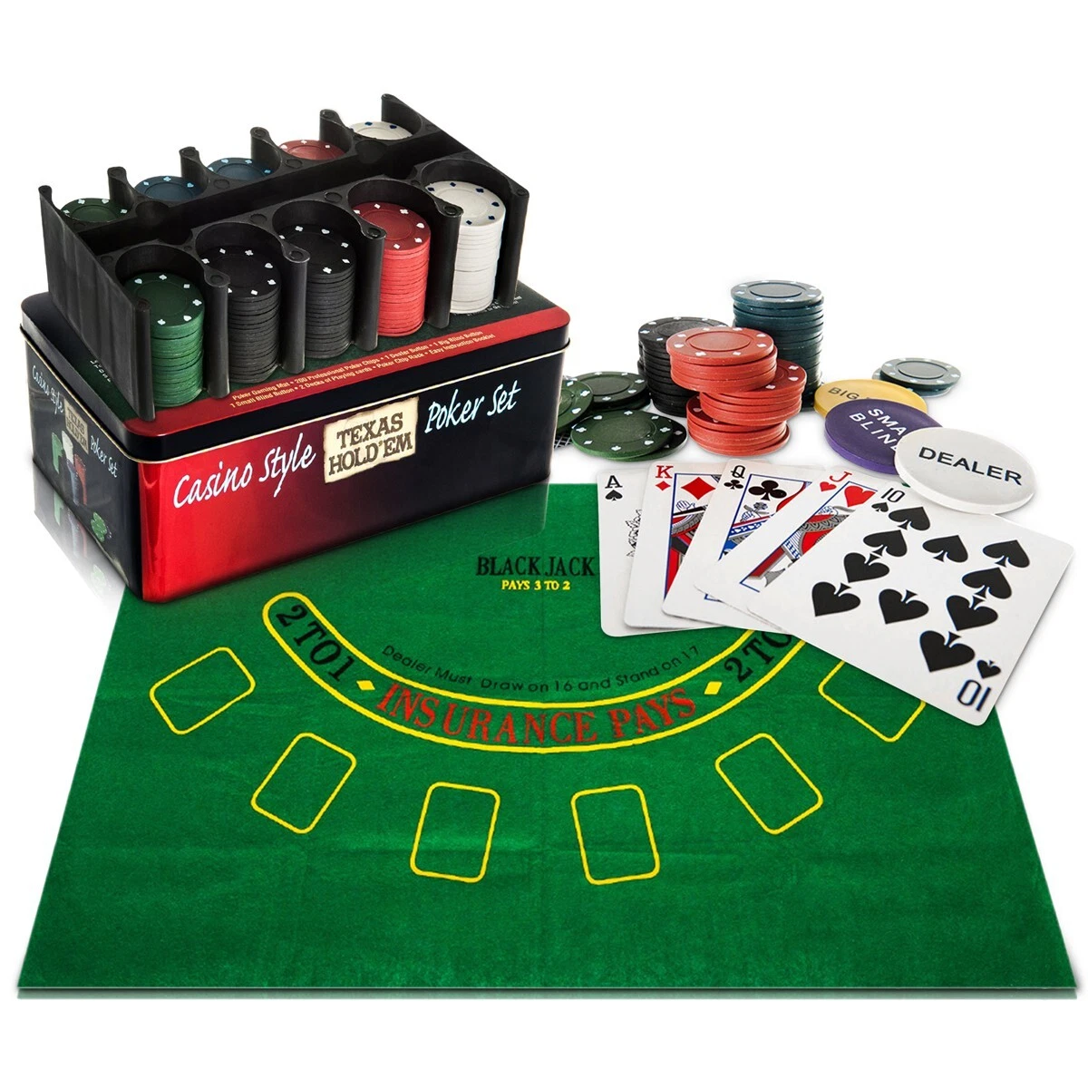 Poker game set deals