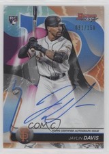 2020 Bowman's Best of Blue Refractor /150 Jaylin Davis #B20-JDA Auto r9d